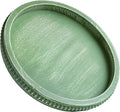 Hrastany Round Sage Green Wood Decorative Tray by Hrastany