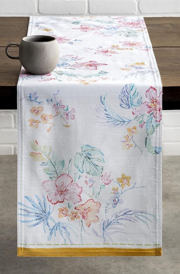Maison d' Hermine Table Runner 100% Cotton 14.50" x 72" | Table Runners 72 - Image 8