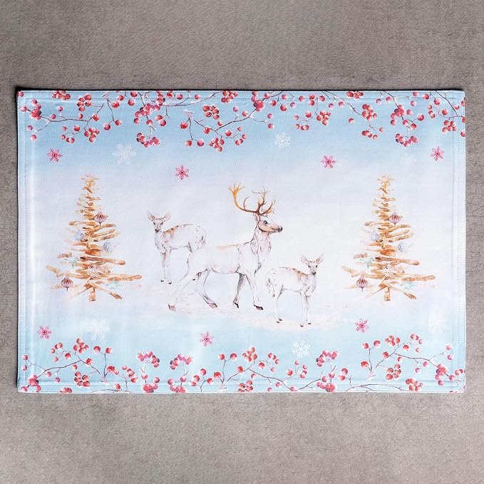 Maison d' Hermine Placemats Set of 4 Reusable 100% Cotton | Cloth Place Mats - Image 8