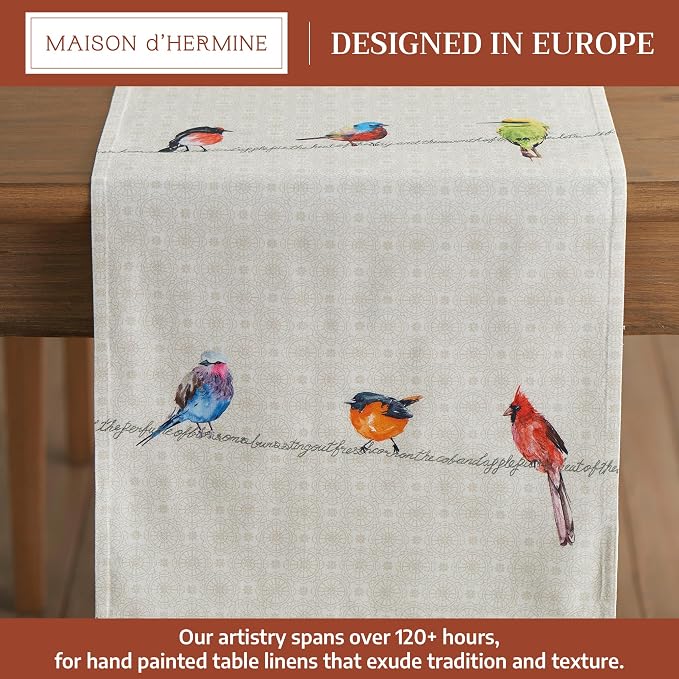 Maison d' Hermine Table runner 100% Cotton Double Layer Table Runners 72 inches - Image 2