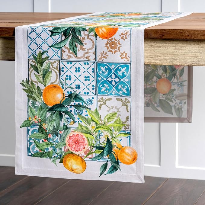 Maison d' Hermine Table Runner 100% Cotton 14.50" x 108" | Table Runners 108 - Image 8