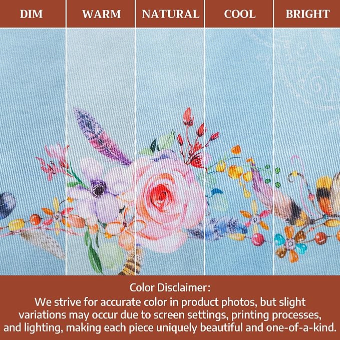 Maison d' Hermine Placemats Set of 4 Reusable 100% Cotton | Cloth Place Mats - Image 6
