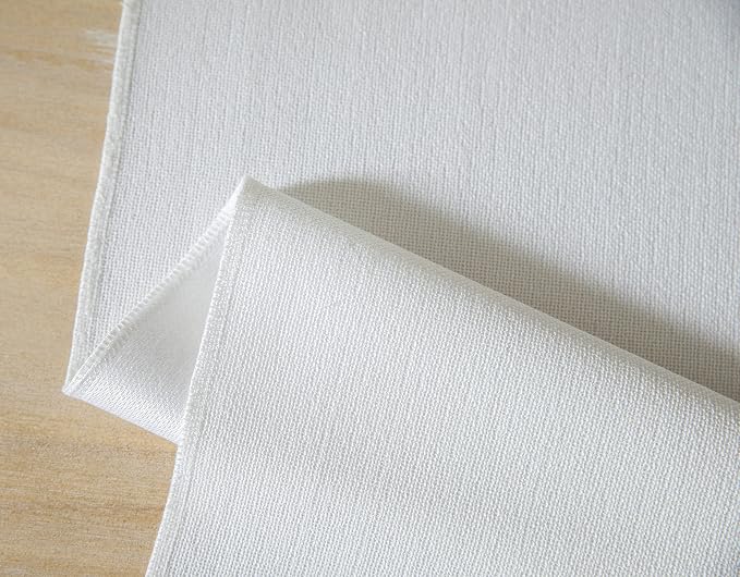 White Table Runners 90 Inches Long, Burlap Linen Style Rustic Farmhouse Table - Image 7