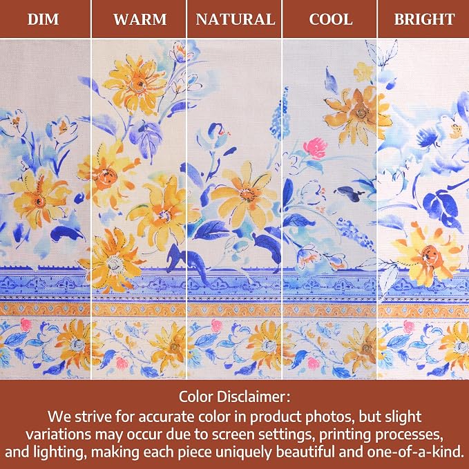 Maison d' Hermine Placemats Set of 4 Reusable 100% Cotton | Cloth Place Mats - Image 6