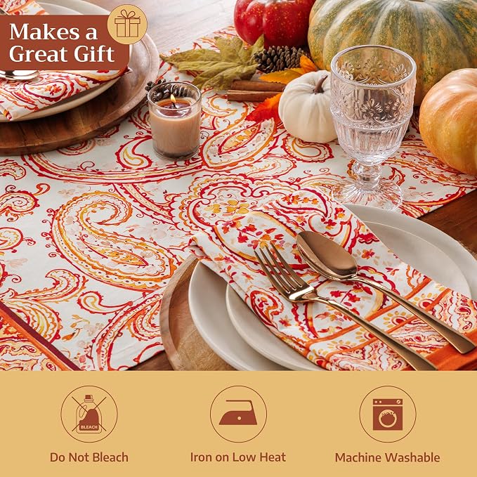 Maison d' Hermine Table Runner 100% Cotton 14.50" x 90" | Table Runners 90 - Image 5