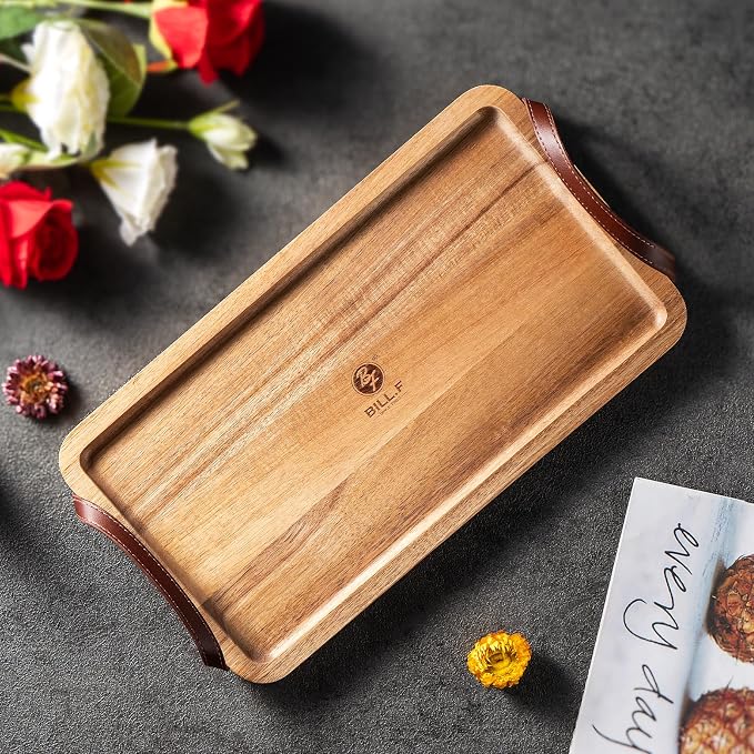 Charcuterie Boards with Handles, Wooden Charcuterie Board Platter - Image 5