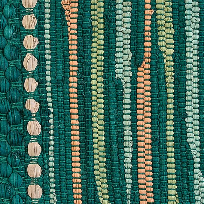 Park Designs Rainforest Chindi Table Runner 13" x 54" | Cotton | Tassel Fringe - Image 3