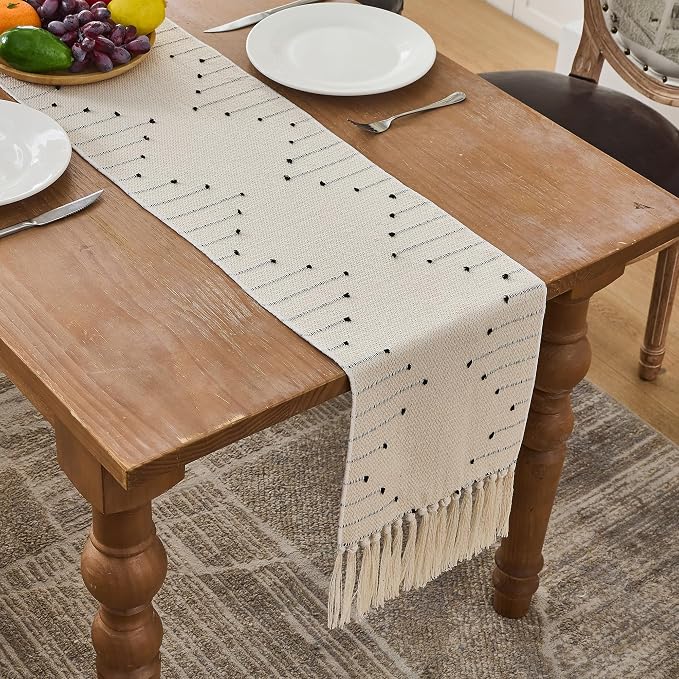Table Runner 108 Inches Long, Boho Style - Image 2