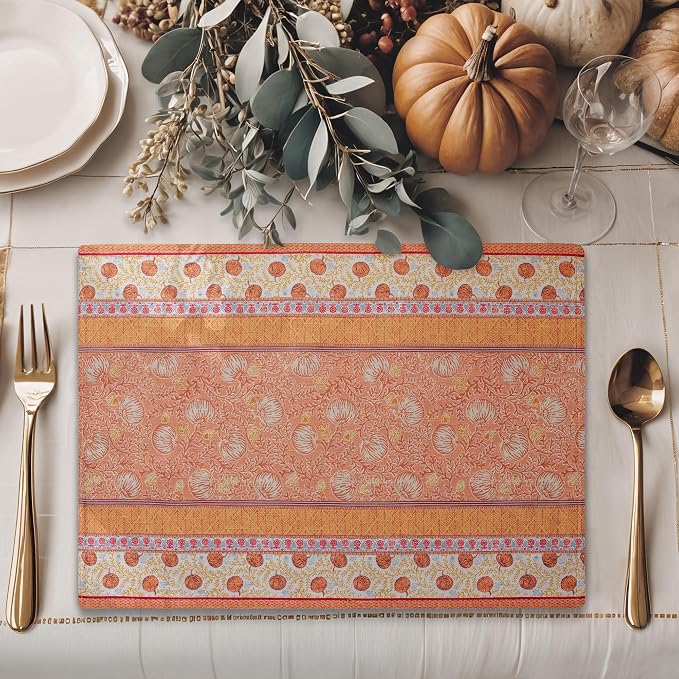 Maison d' Hermine Placemats Set of 4 Reusable 100% Cotton | Cloth Place Mats - Image 5