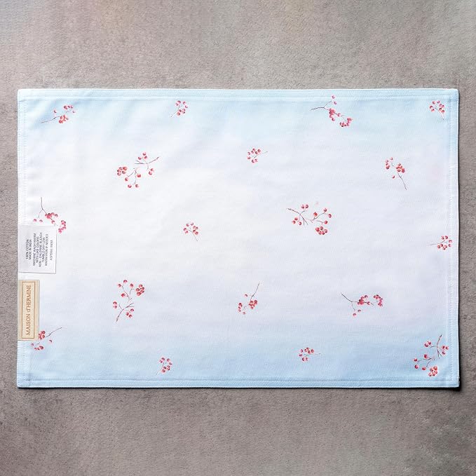 Maison d' Hermine Placemats Set of 4 Reusable 100% Cotton | Cloth Place Mats - Image 9