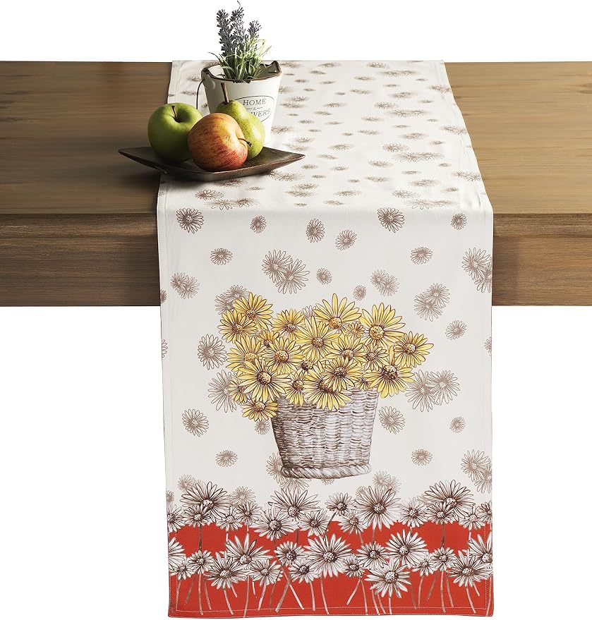 Maison d' Hermine Table Runner 100% Cotton 14.50" x 48" | Table Runners 48 by MaisondHermine