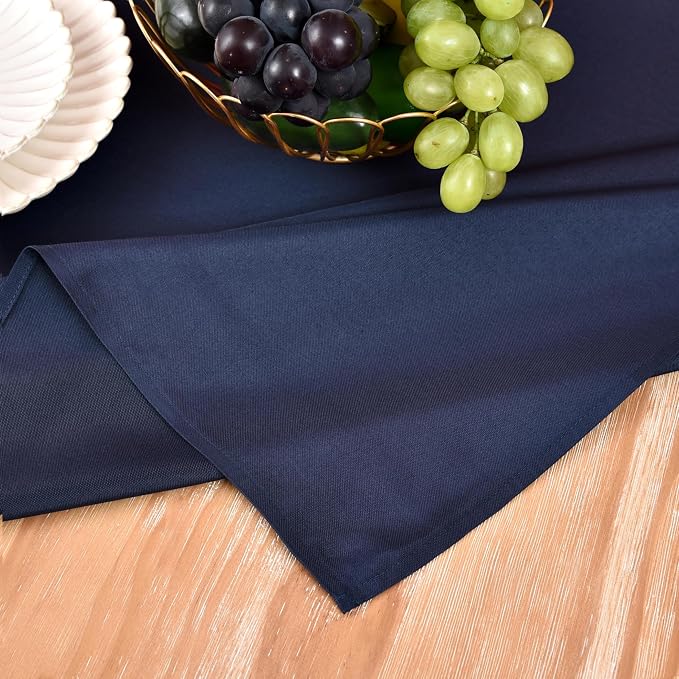 MEANMOY Navy Blue Table Runner 48 Inches Long Waterproof Table Runners | - Image 5