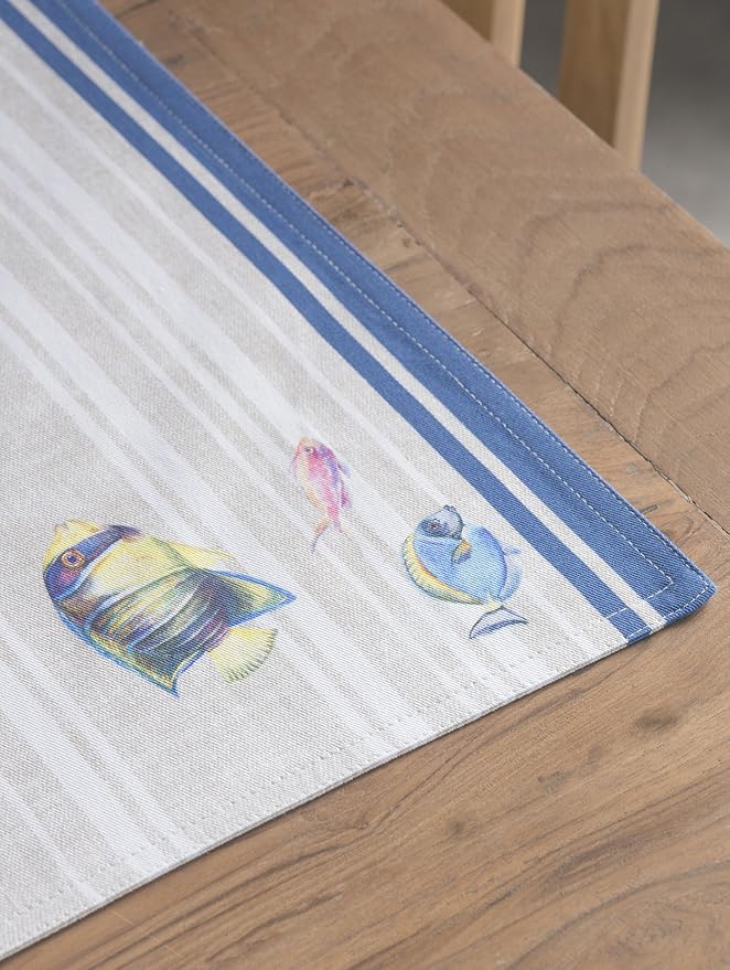 Maison d' Hermine Placemats Set of 4 Reusable 100% Cotton | Cloth Place Mats - Image 8