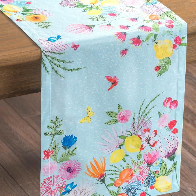 Maison d' Hermine Table Runner 100% Cotton 14.50" x 108" | Table Runners 108 - Image 9