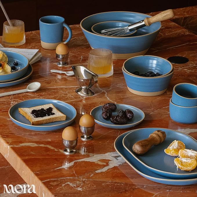 Mora Serving Platter Set of 3, Giant & Mega Ceramic Oval Platters - Image 7