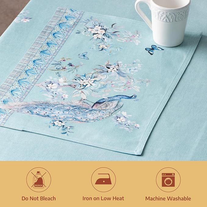 Maison d' Hermine Placemats Set of 4 Reusable 100% Combed Cotton | Cloth Place - Image 8