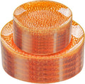 Rubtlamp 60Pcs Orange Plastic Plates, Hammered Plastic Plates Include 30 by Rubtlamp