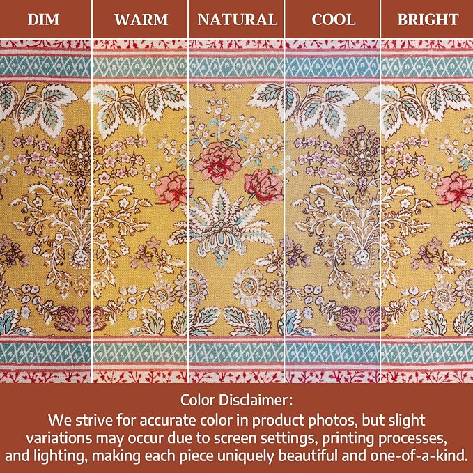 Maison d' Hermine Placemats Set of 4 Reusable 100% Cotton | Cloth Place Mats - Image 6
