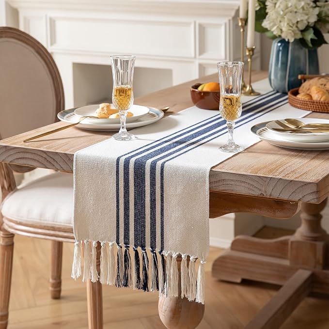 Boho Table Runner for Modern Farmhouse Decor, Dining Table décor 13 x 72 Inch - Image 3