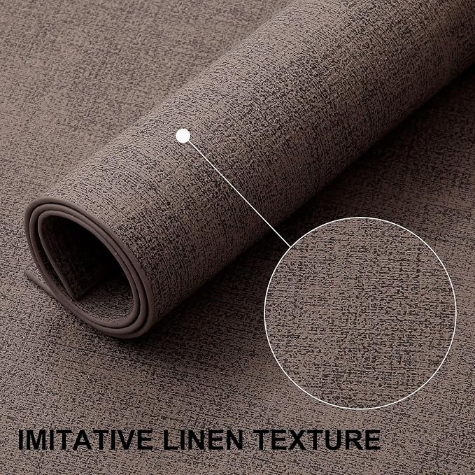 Faux Leather Heat Resistant Placemats 6 Packs, Waterproof Wipeable Dining PU - Image 6