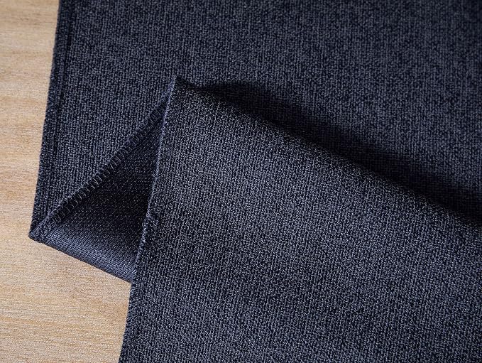 Navy Table Runners 60 Inches Long, Burlap Linen Style Rustic Farmhouse Table - Image 7
