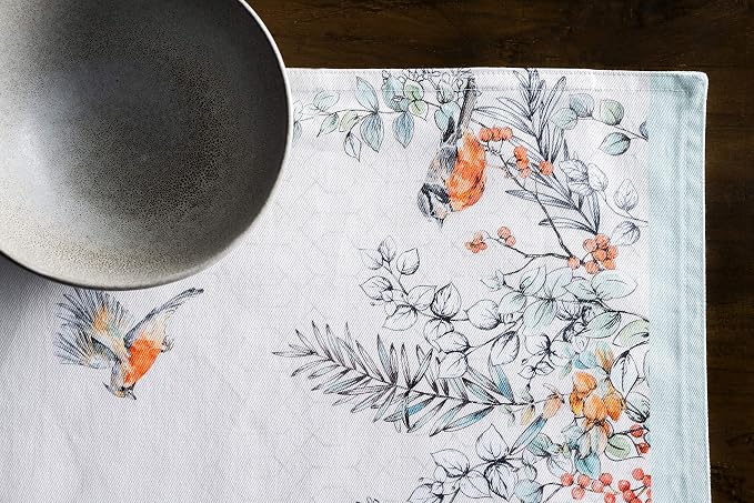 Maison d' Hermine Placemats Set of 4 Reusable 100% Cotton | Cloth Place Mats - Image 7