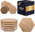 Sandstone Water Absorbent Hand Crafted Hexagon Coasters by Marbco