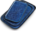 vancasso Stern Serving Platters Set of 3, 15/13/ 11 Inches Rectangular Serving by vancasso