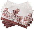 Maison d' Hermine Placemats Set of 4 Reusable 100% Cotton | Cloth Place Mats by MaisondHermine