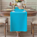 Teal Table Runner, Waterproof Washable Runners 72 Inches Long | Reusable 12x72 by KAIPHO