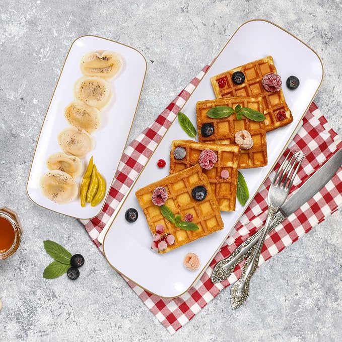 R-kay 4 Pack Plastic Serving Trays - Image 4