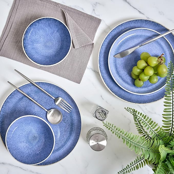 Sango 12-Piece Stoneware Dinnerware Set - Image 3
