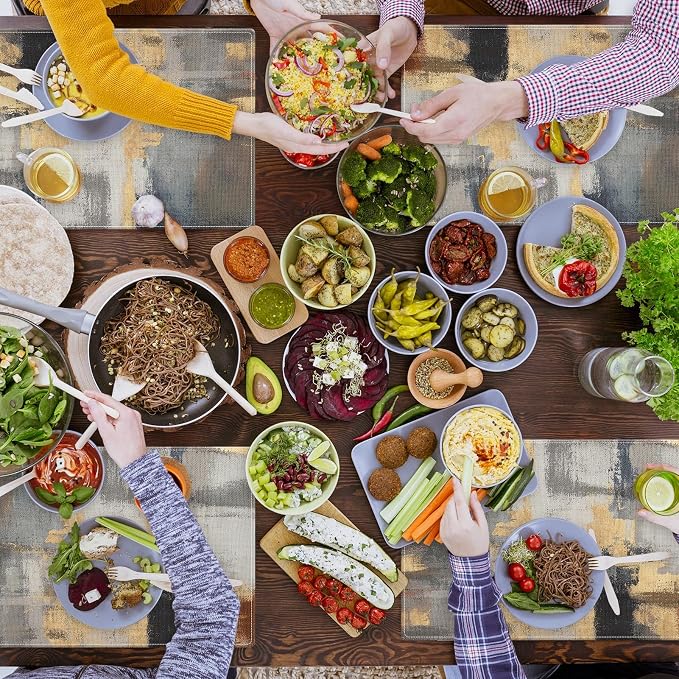 Emvency Farmhouse Placemats Set of 4, 12x18 Inch - Image 7
