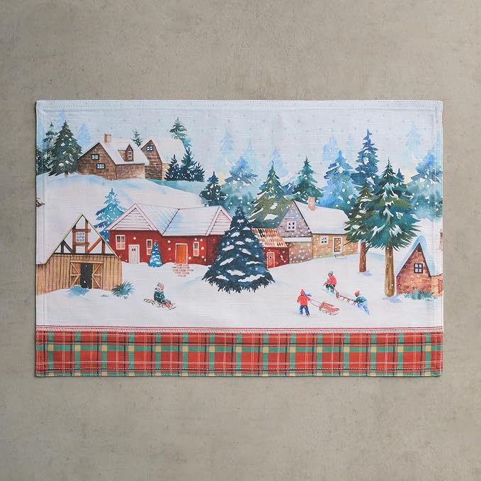 Maison d' Hermine Placemats Set of 4 Reusable 100% Cotton | Cloth Place Mats - Image 8