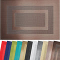 PPIGCHCY Placemats Set of 8 Washable Durable Place Mats Vinyl Heat Resistant by PIGCHCY