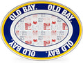 Golden Rabbit Enamelware Oval Platter, 12 x 16in, Old Bay | 12 x 16in by GoldenRabbitEnamelware
