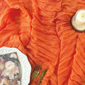 Orange Cheesecloth Table Runner Fall Wedding Bridal Shower Home Decor | 35x120 by FEXIA