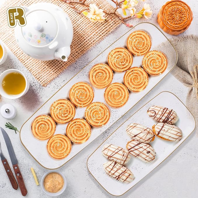 R-kay 4 Pack Plastic Serving Trays - Image 3