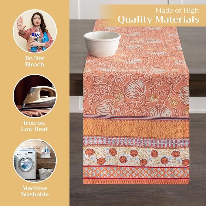 Maison d' Hermine Table Runner 100% Cotton 14.50" x 72" | Table Runners 72 - Image 3
