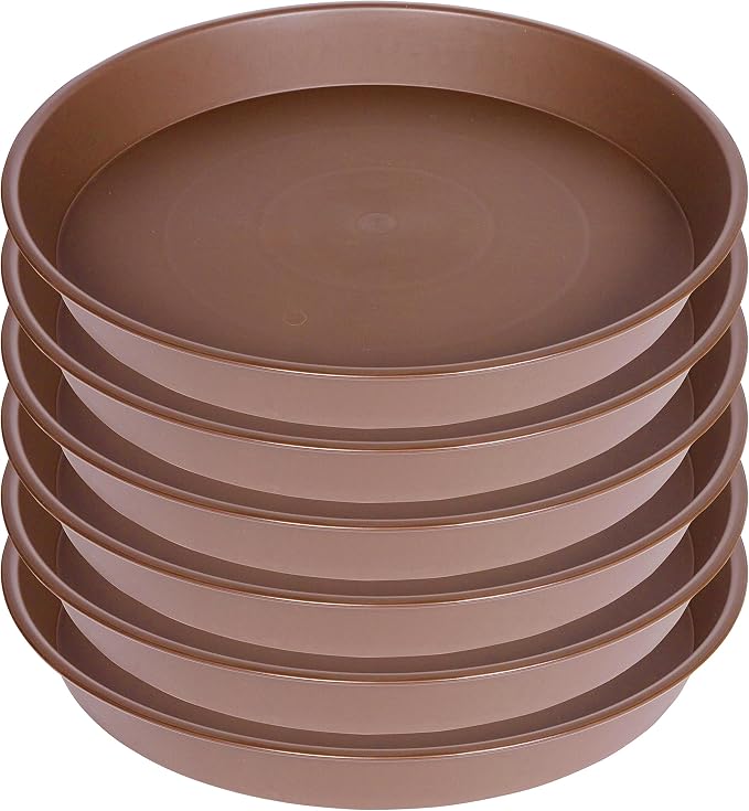 2 Pack of 8 inch Plant Saucer Clear, Heavy Duty Plastic Plant Water Tray 8 inch - Image 8