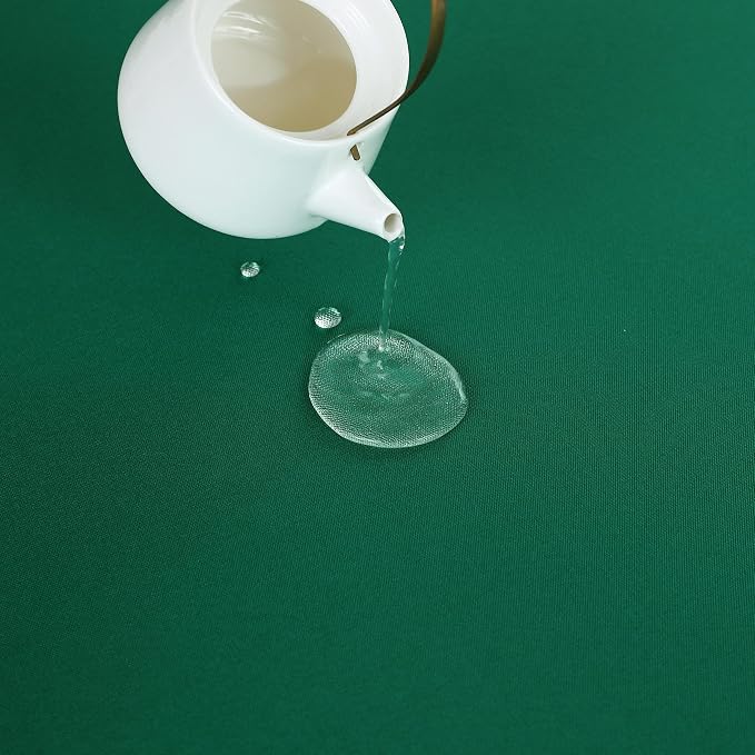 FOLINS&HOME Green Waterproof Decorative Table Runner 90 Inches Long | 210GSM - Image 4