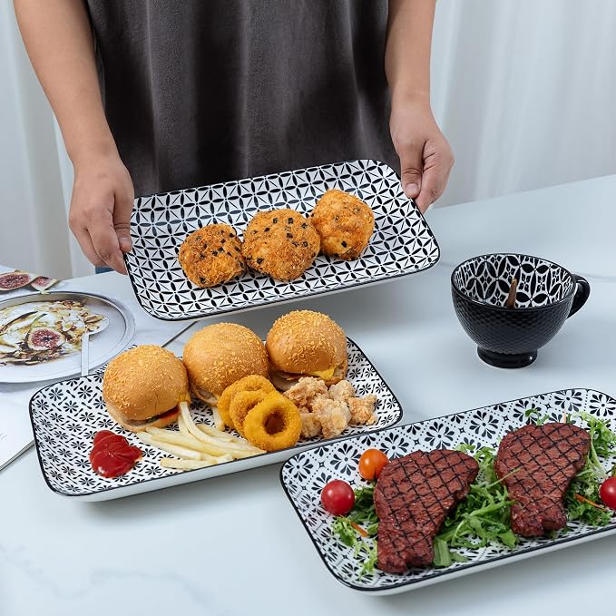 LEHAHA Serving Platters Set of 4, Serving Dishes - Image 3