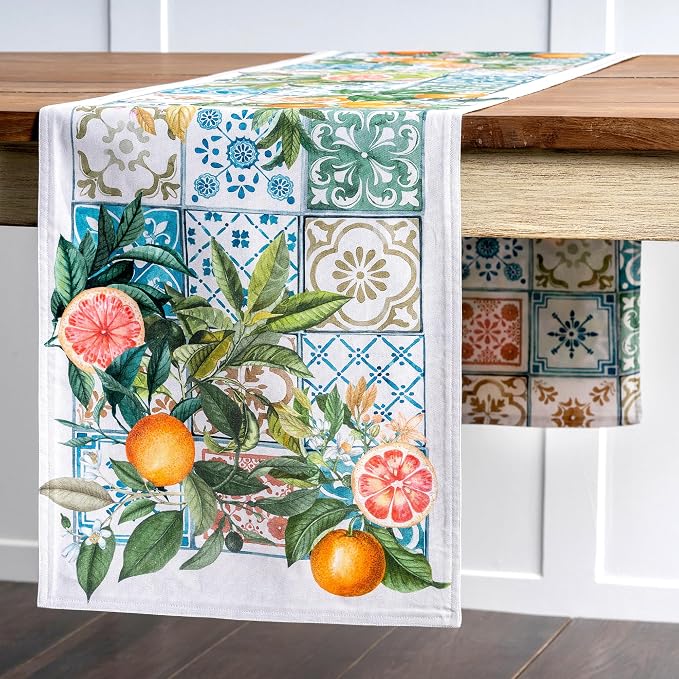 Maison d' Hermine Table Runner 100% Cotton 14.50" x 72" | Table Runners 72 - Image 8