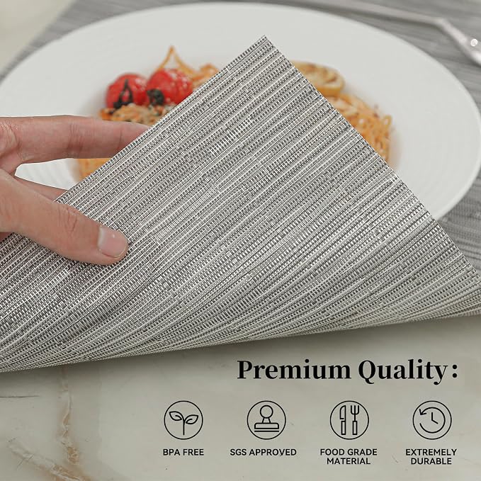 Leetaltree Silver Placemats Set of 4 - Image 2
