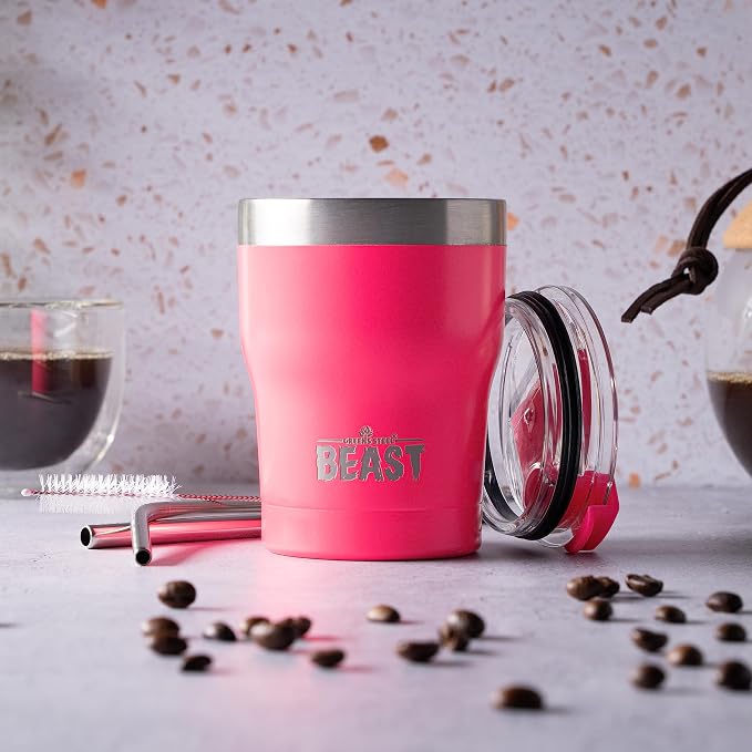 Beast 10 oz Tumbler Stainless Steel Vacuum Insulated Coffee Ice Cup Double Wall - Image 3