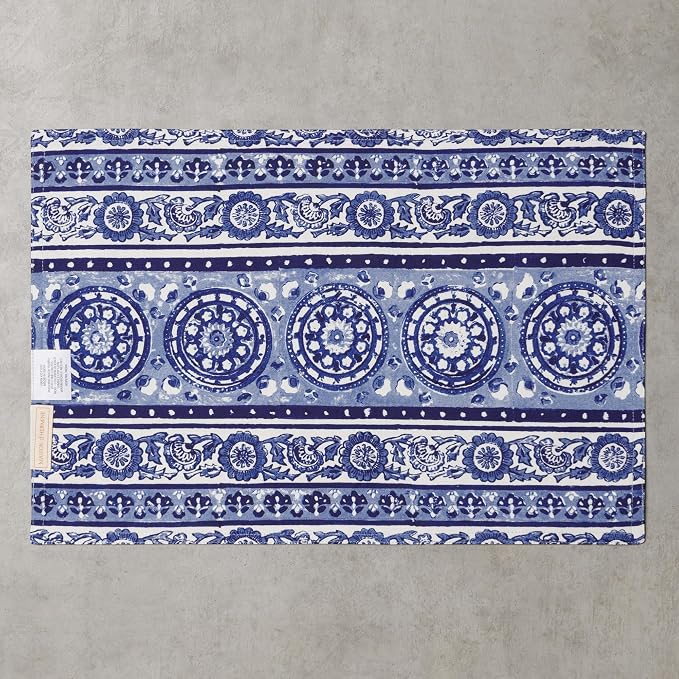 Maison d' Hermine Placemats Set of 4 Reusable 100% Cotton | Cloth Place Mats - Image 9