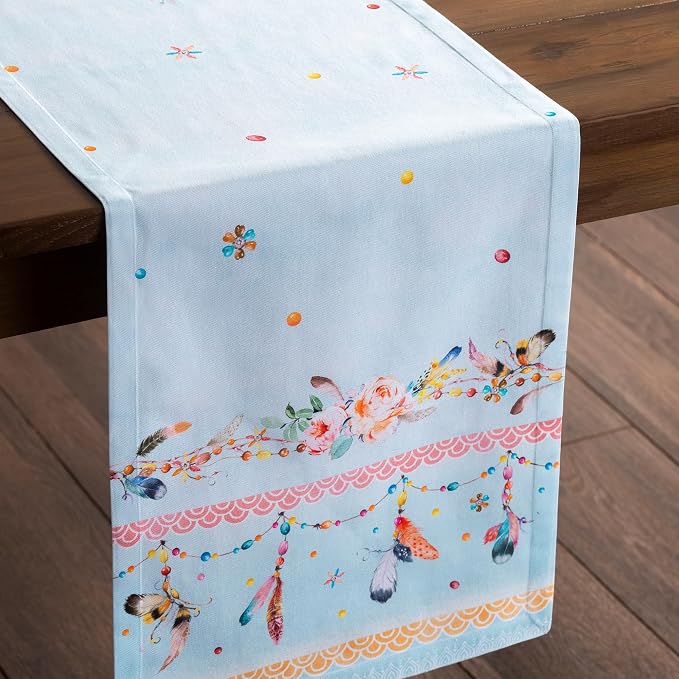 Maison d' Hermine Table Runner 100% Cotton 14.50" x 72" | Table Runners 72 - Image 9