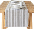 Over&Back 18x108 Woven Striped Table Runner by overback