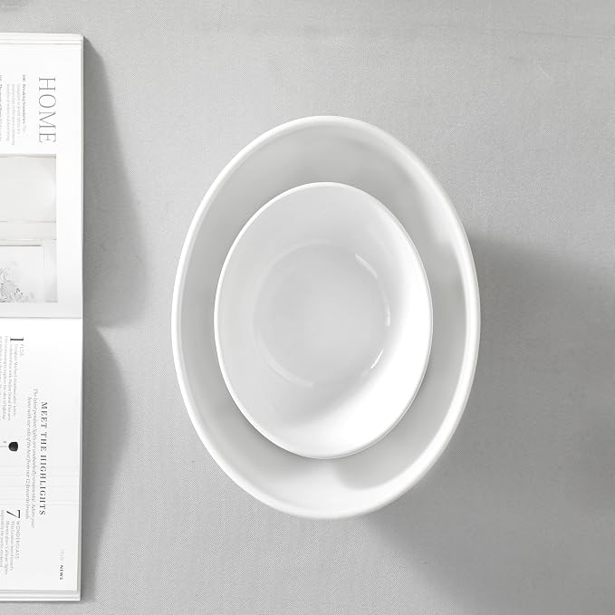 MALACASA 2 Tier Chip and Dip Serving Set - Image 8