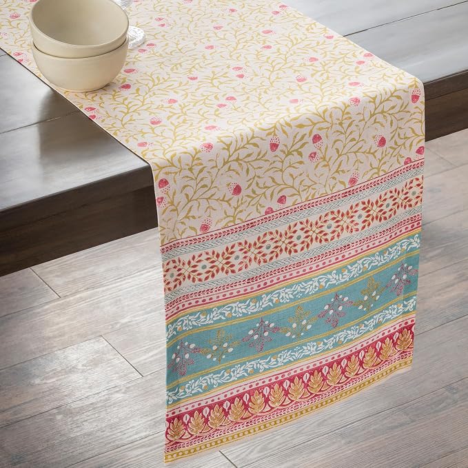 Maison d' Hermine Table Runner 100% Cotton 14.50" x 72" | Table Runners 72 - Image 9